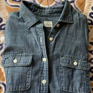 Jcrew women’s chambray shirt XS